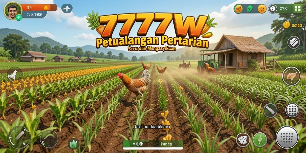 Gameplay seru berkebun dan beternak di 7777W.