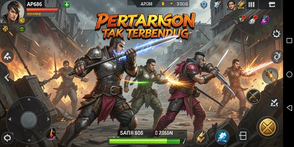 Tampilan gameplay Action dari AP686 yang mendebarkan dan penuh aksi.