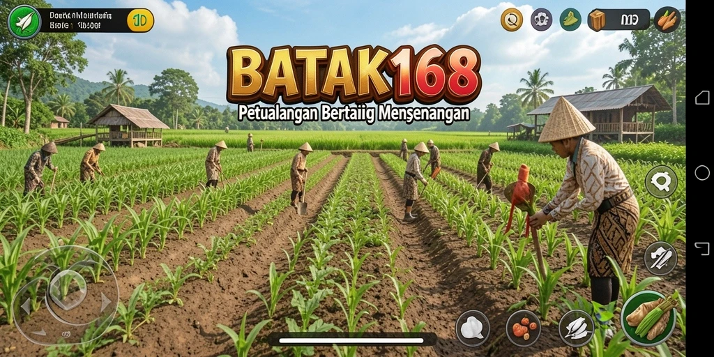 Gameplay seru dalam bertani dan mengelola kebun.