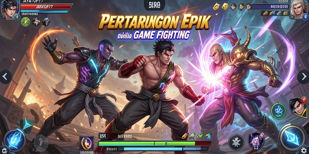 Gameplay seru di JAYATOP77 dengan pertarungan spektakuler.