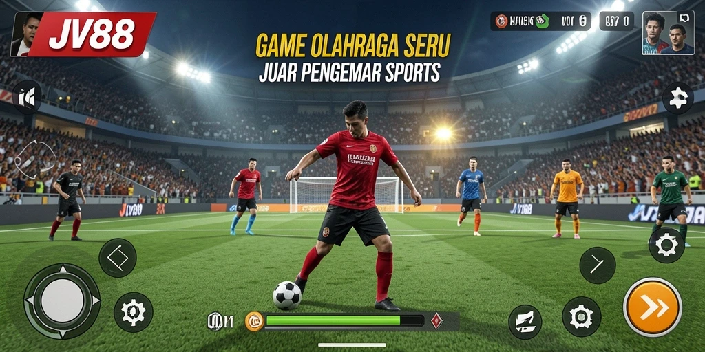 Tampilan gameplay JV88 yang seru dan interaktif dalam olahraga.