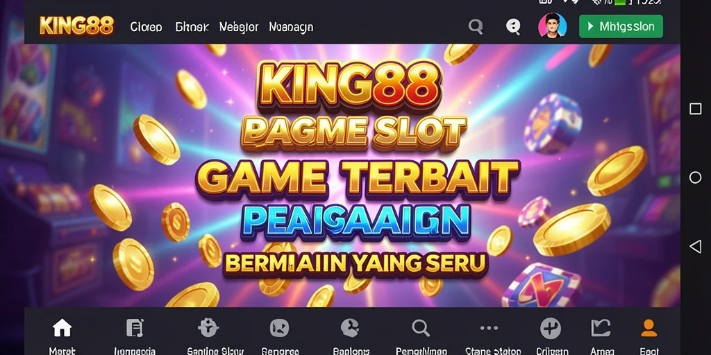 Screenshot KING88 menampilkan gameplay Slot yang mengasyikkan.