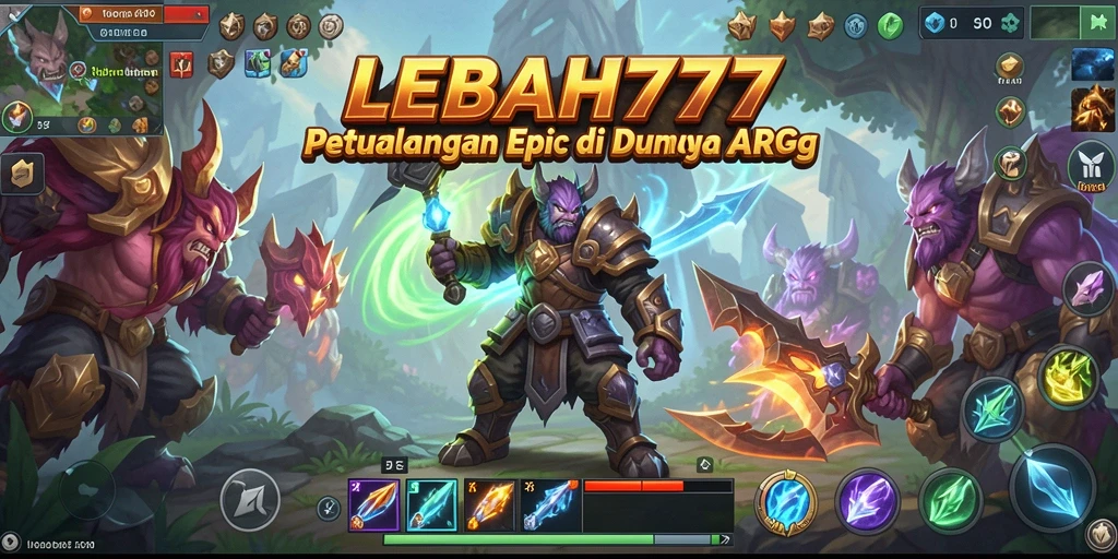Screenshot gameplay LEBAH777 menampilkan aksi pertarungan yang intens.