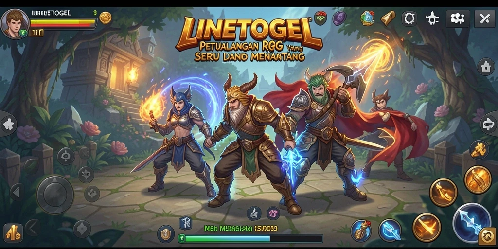 Tangkapan layar gameplay menunjukkan petualangan RPG yang menakjubkan.