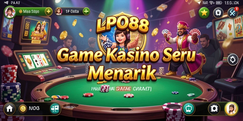 Tampilan gameplay Kasino yang seru di LPO88.