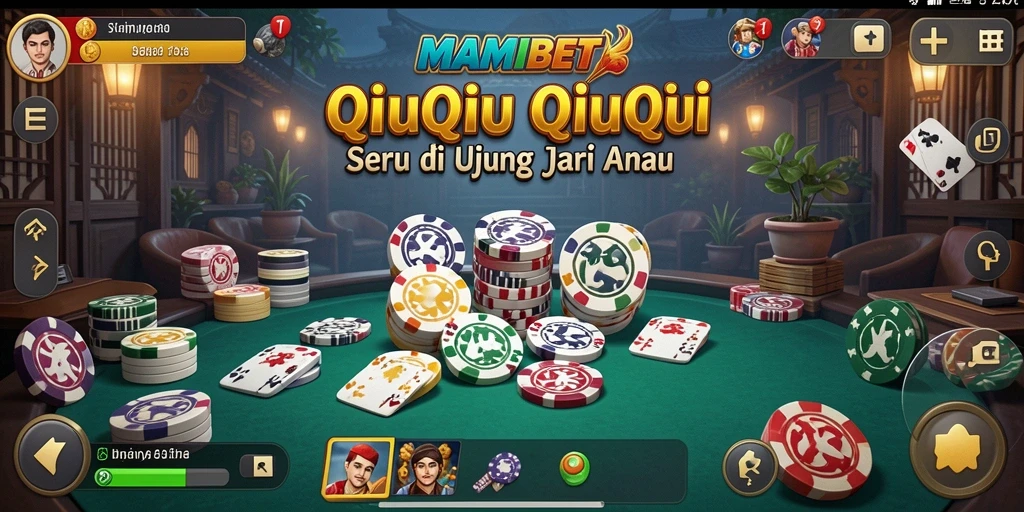 Tampilan gameplay QiuQiu yang menarik dan interaktif di MAMIBET.