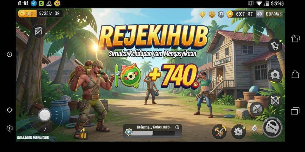 Tampilan menakjubkan dari gameplay REJEKIHUB yang realistis.