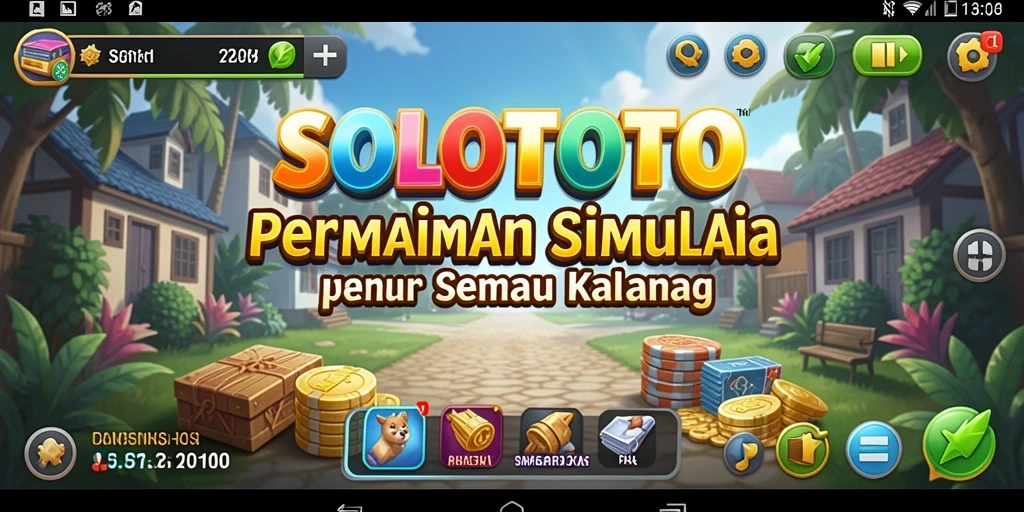 Tampilan menarik dari gameplay SOLOTOTO yang mendidik dan menghibur.