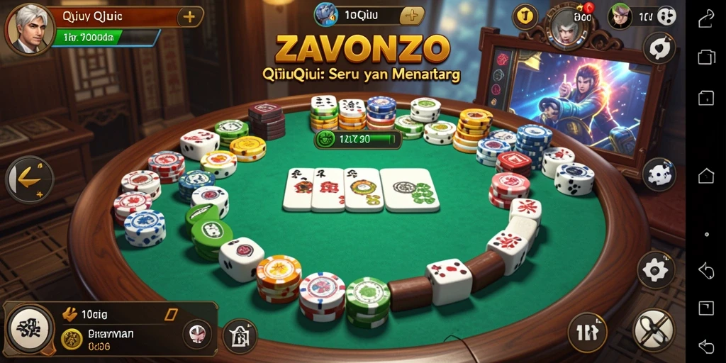 Gameplay seru dari ZAVONZO yang memikat para pemain QiuQiu.