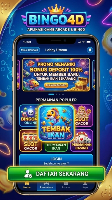 Screenshot dari berbagai aplikasi yang tersedia di bingo4d.